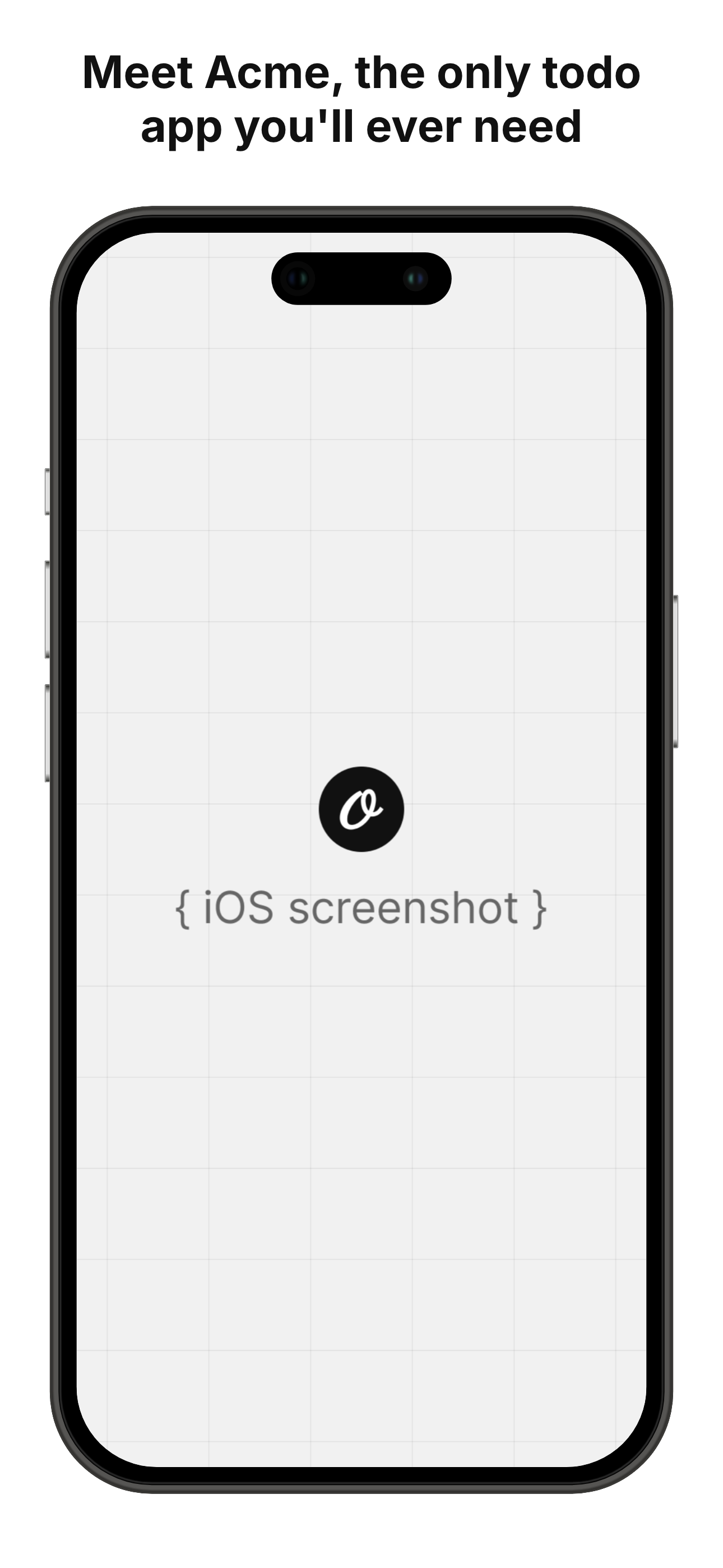Simple App Store Screenshot